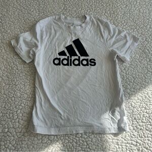 Adidas Boys’ White Logo T-Shirt – Size 4T